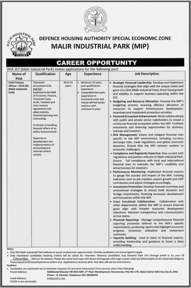 Defence Housing Authority (DHA)