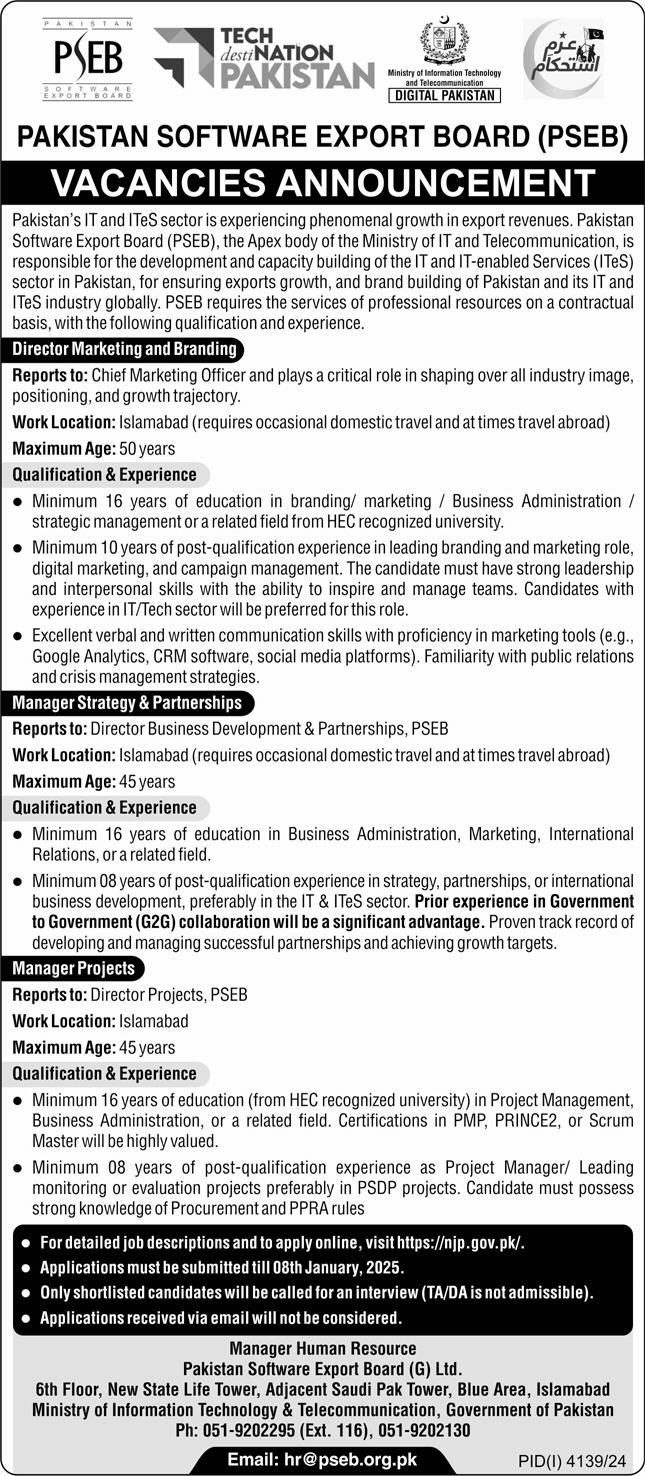 Pakistan Software Export Board PSEB