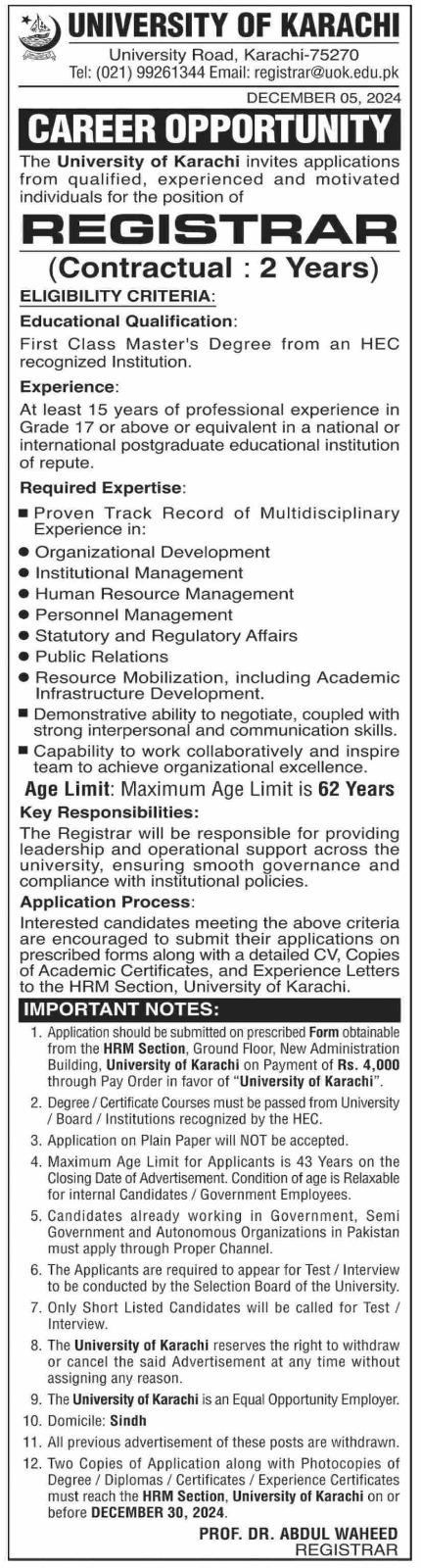 University of Karachi